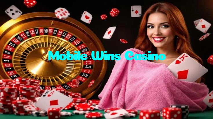 Mobile Wins Casino casino presented on mobile device in Pakistan with slots and live games
